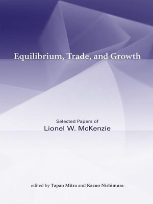 cover image of Equilibrium, Trade, and Growth
